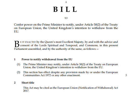 Brexit Bill