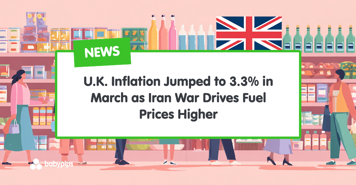 U.K. Inflation Jumped to 3.3% in March as Iran War Drives Fuel Prices Higher