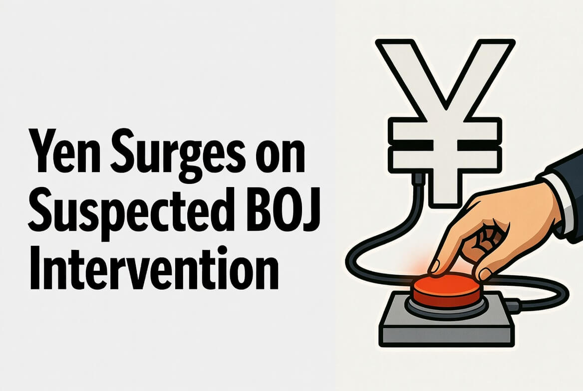 Yen Surges on Suspected BOJ Intervention