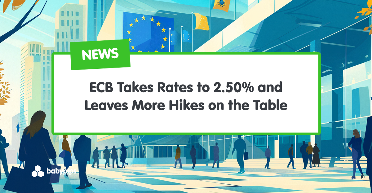 ECB Takes Rates to 2.50% and Leaves More Hikes on the Table