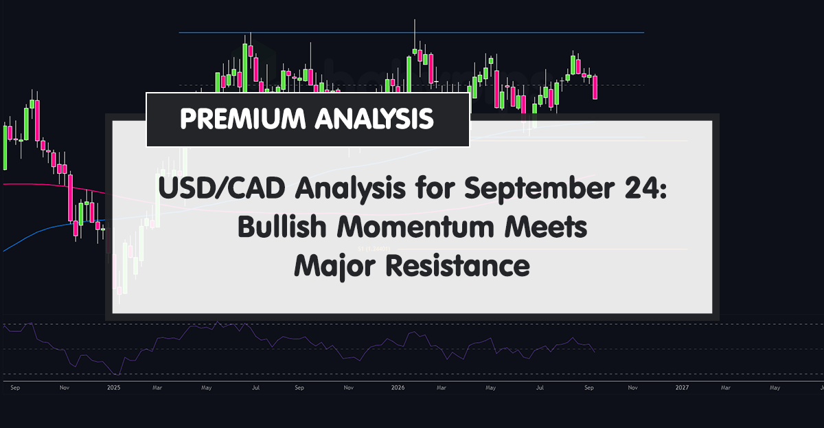 USD/CAD Analysis for September 24, 2026: Bullish Momentum Meets Major Resistance