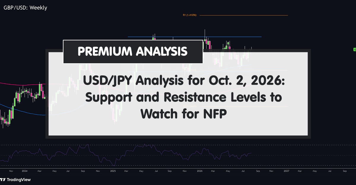USD/JPY Analysis for Oct. 2, 2026: Support and Resistance Levels to Watch for NFP