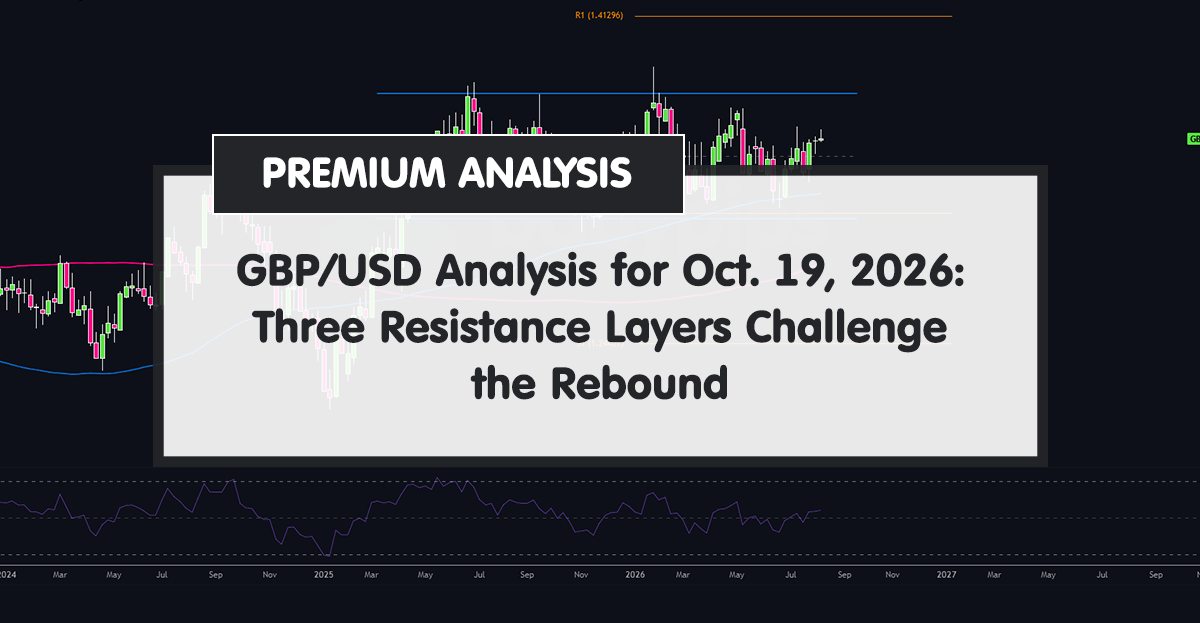 GBP/USD Analysis for Oct. 19, 2026: Three Resistance Layers Challenge the Rebound